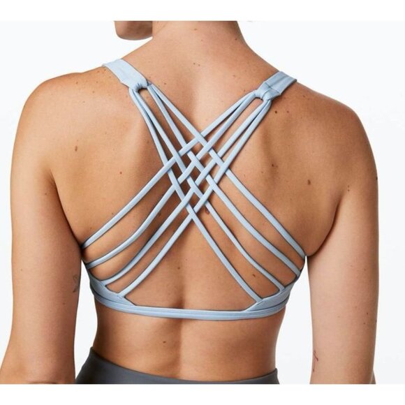 Lululemon Free To Be Sports Bra (Wild) Breezy Blue Size 4 - Picture 1 of 3